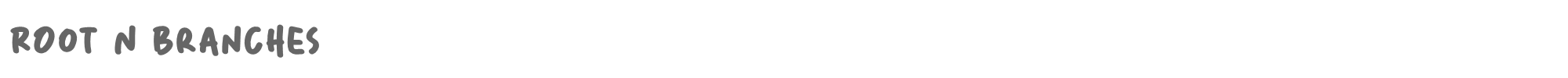 Roots N Branches Roots N Branches.ttf font preview